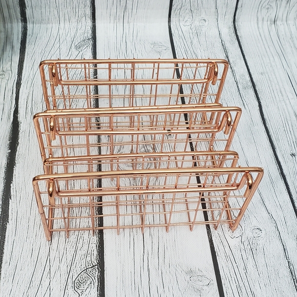 Realspace Rose Gold Wire Hanging Letter Sorter Attachments - Picture 4 of 8